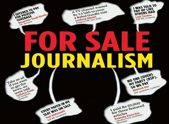 'Paid news' rotting fourth estate