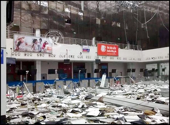 Destruction in Vizag