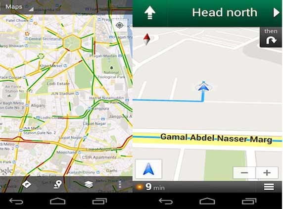 Google launches Navigation and live traffic in India
