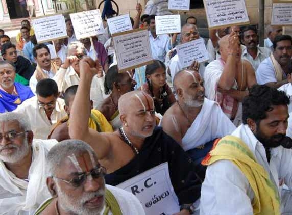 Telangana Archakas protest benefits the state