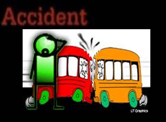 Bus accident in Nirmal, twenty injured, driver negligence