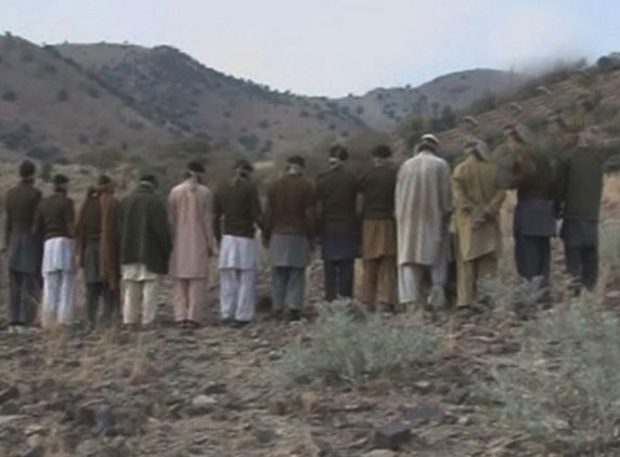 Pakistani soldiers were Handcuffed, blindfolded and shot in the back of the head