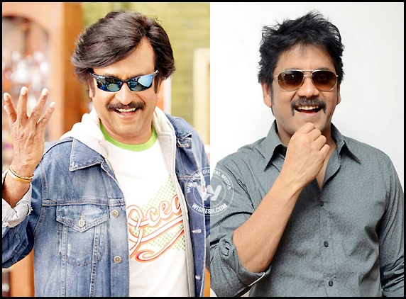 Rajini, Anushka at Nag's MEK