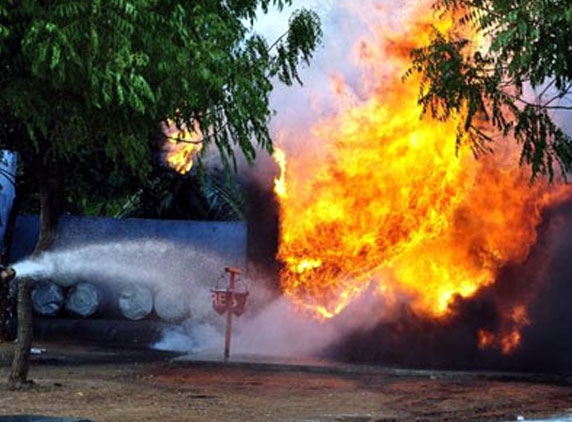 Fire at Tirumala again