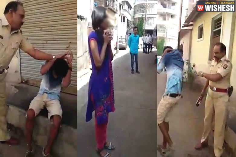 Police thrashes youth, after finding with girl in auto